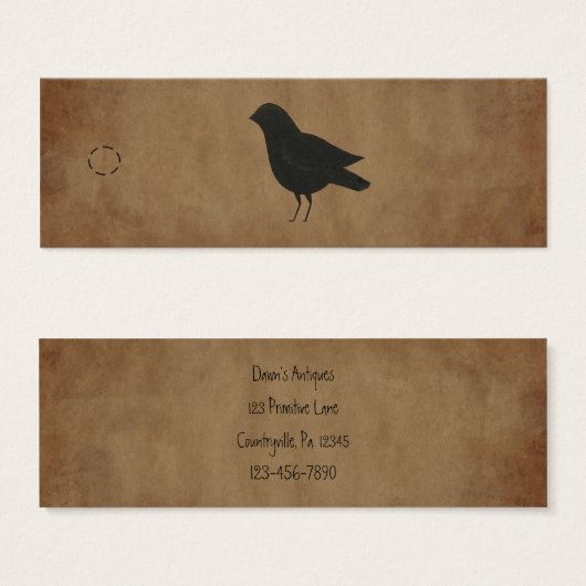 クロウつる初期のラベル (正面&裏面)