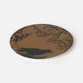 クロウとコーン紙プレート、7" ペーパープレート (アングル)