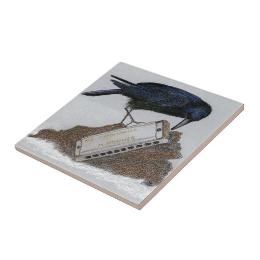 クロウとハーモニカ タイル (側面)