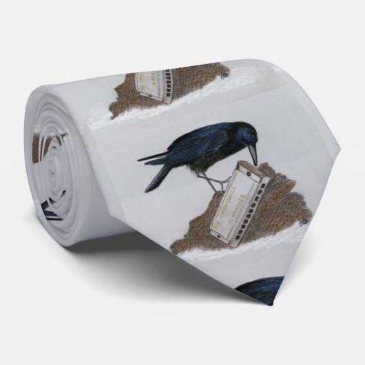 クロウとハーモニカ ネクタイ (ロール)