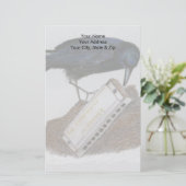 クロウとハーモニカ 便箋 (スタンド正面)