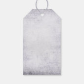 クロウとフクロウのこうもり付きハロウィンかかし ギフトタグ (裏面)