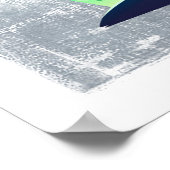 クロウとフクロウのこうもり付きハロウィンかかし ポスター (角)