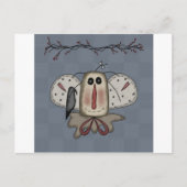 クロウと一緒に散らかったアニーの人形 ポストカード (正面)