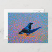 クロウに色を付ける ポストカード (正面/裏面)