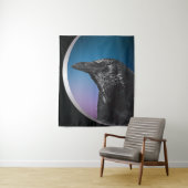 クロウのブラックバード写真 タペストリー (インサイチュ)