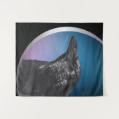 クロウのブラックバード写真 タペストリー (正面(横))