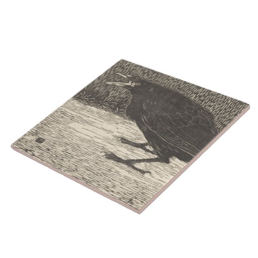 クロウの叫び声(Jan Mankes) タイル (側面)