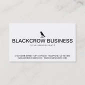 クロウアイコン 名刺 (裏面)