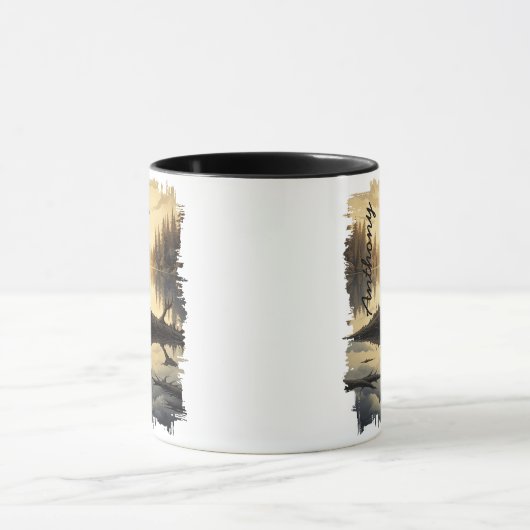 クロウアットドーンレイク反射 マグカップ (中央)