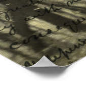 クロウアンドポー紙 ポスター (角)