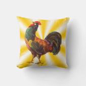 クロウイングルースターヴィンテージクレートアートスターバスト枕 クッション (正面)