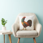 クロウイングルースターヴィンテージクレートアート枕 クッション (椅子)