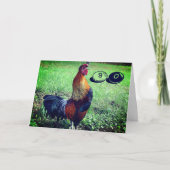 クロウイングロおもしろいスター90誕生日 カード (正面)