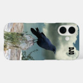 クロウオンドリフトウッドあなたのイニシャル Case-Mate iPhoneケース (裏面 (横))