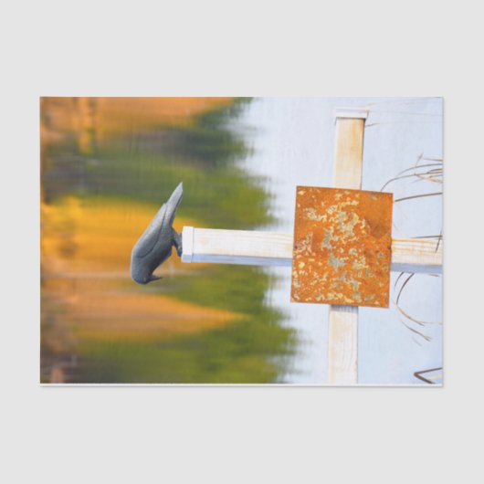 クロウオータムオレンジデコパージュ 薄葉紙 (正面)