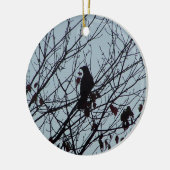 クロウオーナメント セラミックオーナメント (左)