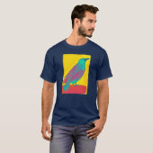 クロウカラフルウの水色 Tシャツ (正面フル)