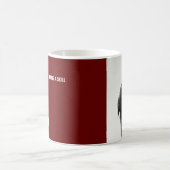 クロウコーヒーマグ11オズ。 コーヒーマグカップ (中央)