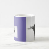 クロウコーヒーマグ11オズ。 コーヒーマグカップ (中央)