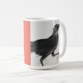 クロウコーヒーマグ15オズ。 コーヒーマグカップ (正面右)