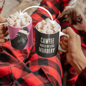 クロウサンタクリスマスカウフィーの少ない村落 コーヒーマグカップ