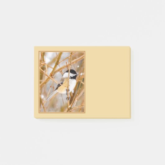 クロウタドリ - オリジナル写真 ポストイット (正面)