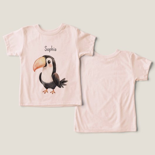 クロウトウカン 鳥 ピーチ くちばし (デザイン正面&裏面)