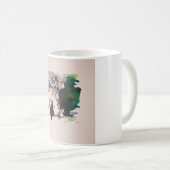 クロウトーテム抽象芸術ジェフハンカマーアルチュンハウスアート コーヒーマグカップ (正面右)