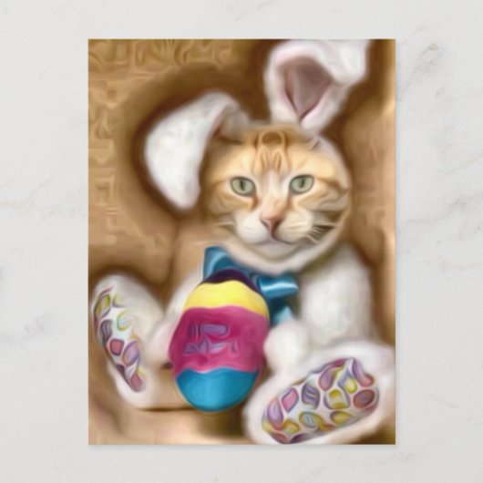 クロウドイースターのウサギ シーズンポストカード (正面)