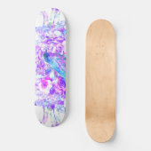 クロウドリームキャッチャーブルーパープルフローラ スケートボード (正面)