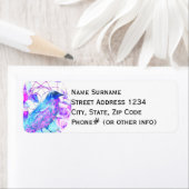 クロウドリームキャッチャーブルーパープルフローラ ラベル (インサイチュ)