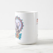 クロウドFörster著OASのバニーの壁のマグ コーヒーマグカップ (中央)