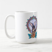 クロウドFörster著OASのバニーの壁のマグ コーヒーマグカップ (左)