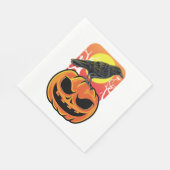 クロウハロウィーンバードウォッチャーギフト スタンダードランチョンナプキン (角)