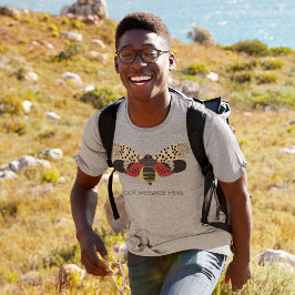 クロウバエパーソナライズされたムシ トライブレンドＴシャツ