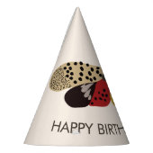 クロウバエパーソナライズされたムシ パーティーハット (左)