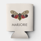 クロウバエパーソナライズされたムシ 缶クーラー (裏面)