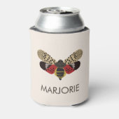 クロウバエパーソナライズされたムシ 缶クーラー (缶裏面)