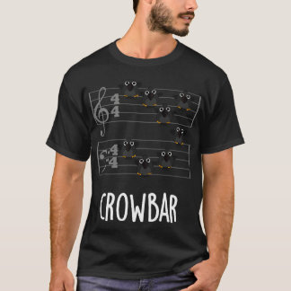クロウバーおもしろいミュージックビッドパン Tシャツ