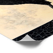 クロウバード絵画抽象芸術 ポスター (角)