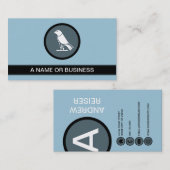 クロウパウダーの青 名刺 (正面/裏面)