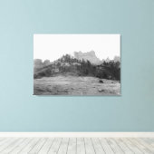 クロウビュートFt近く。ロビンソン写真 キャンバスプリント (インサイチュ (ウッドフロア))