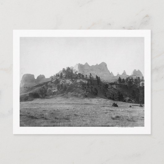 クロウビュートFt近く。ロビンソン写真 ポストカード (正面)