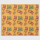 クロウフィッシュがムグのトウモロコシとジャガイモを煮る ラッピングペーパー (フラット)