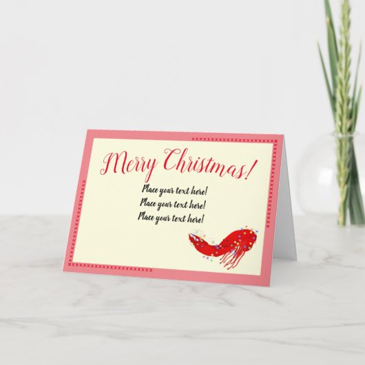 クロウフィッシュのクリスマスカード シーズンカード (正面)