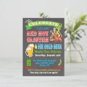 クロウフィッシュのパーティの招待状 招待状 (スタンド正面)