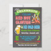 クロウフィッシュのパーティの招待状 招待状 (正面)