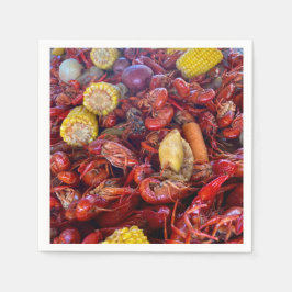 クロウフィッシュカクテルナプキン スタンダードカクテルナプキン