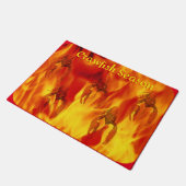 クロウフィッシュシーズンドアマット ドアマット (アングル)